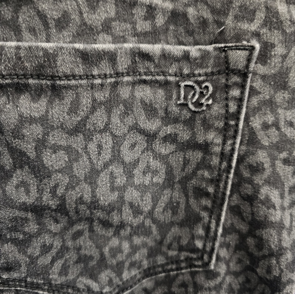 DG2 by Diane Gilman “Jean Queen” Leopard Print Skinny Jeans – Size 14 - Picture 6 of 7